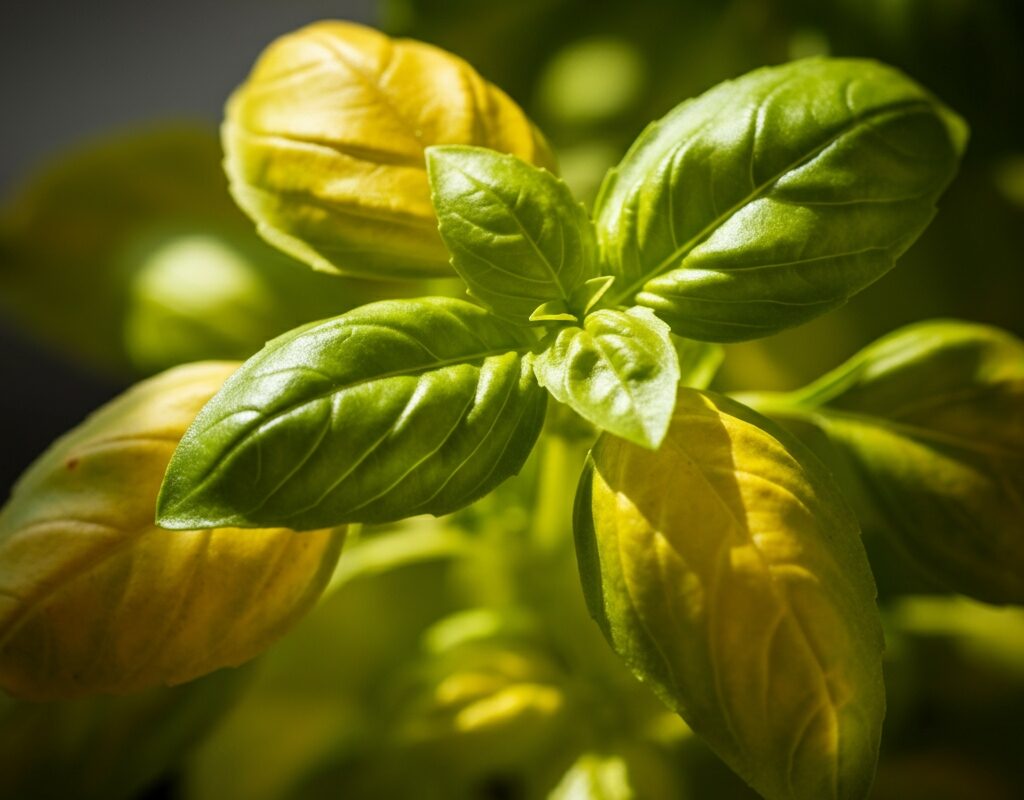 Basil Leaves Turning Yellow