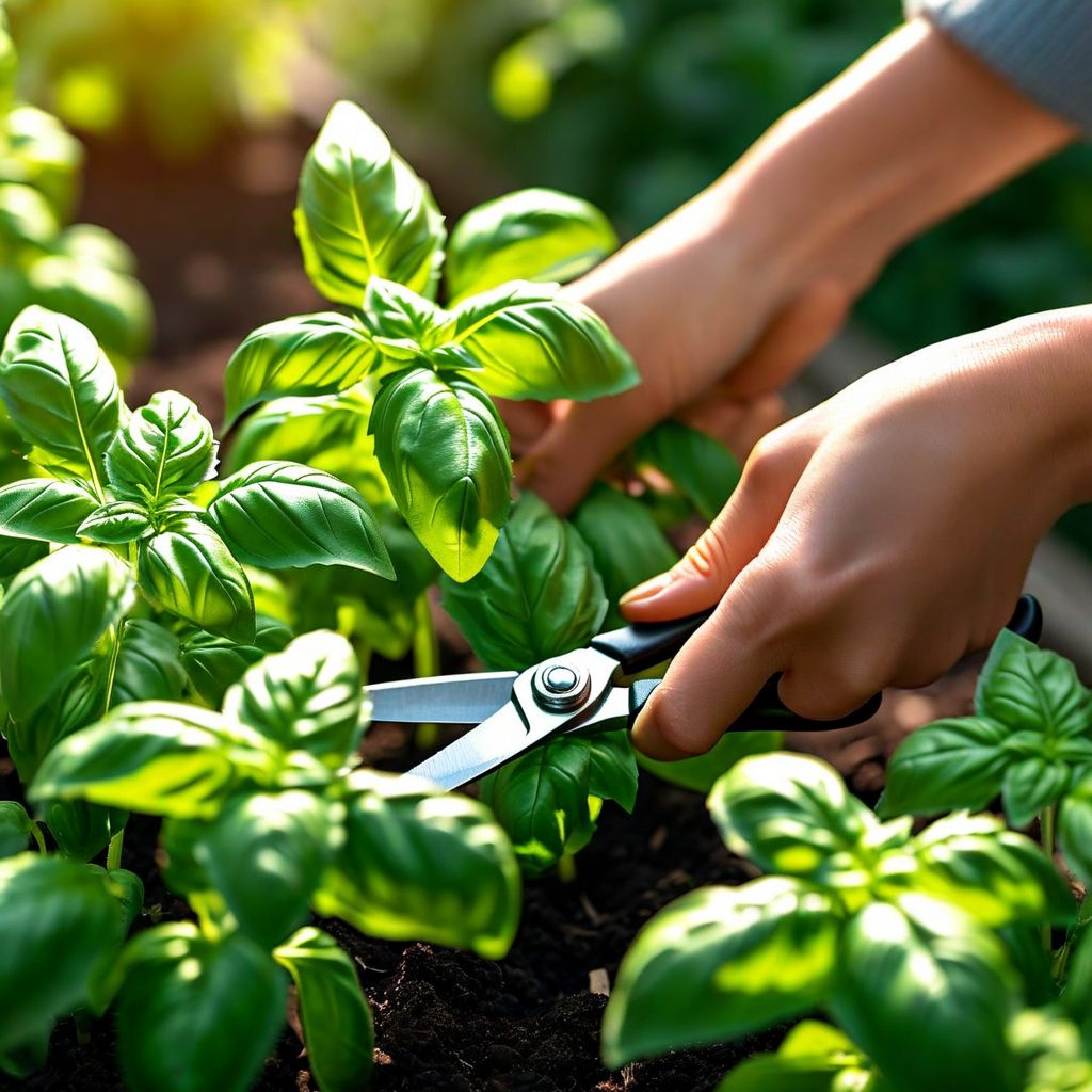 How to Prune Basil